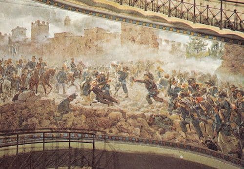 Taking Of Pia Porte Battle Of San Martino Napoleon Painting Postcard