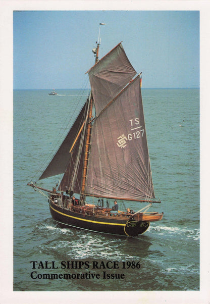 Tall Ships Race 1986 Commemorative Issue Maritime Rare Postcard