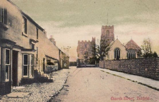 Tanfield Church Street Postcard