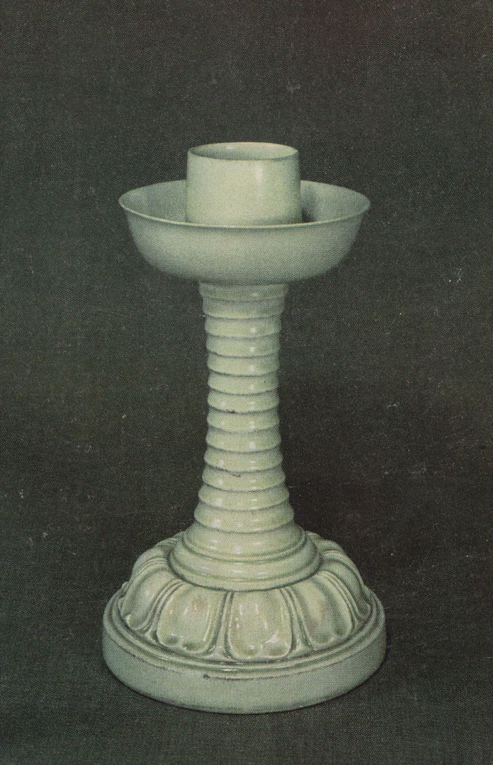 Tang Chinese Dynasty Porcelain Candlestick Lotus Seal Postcard