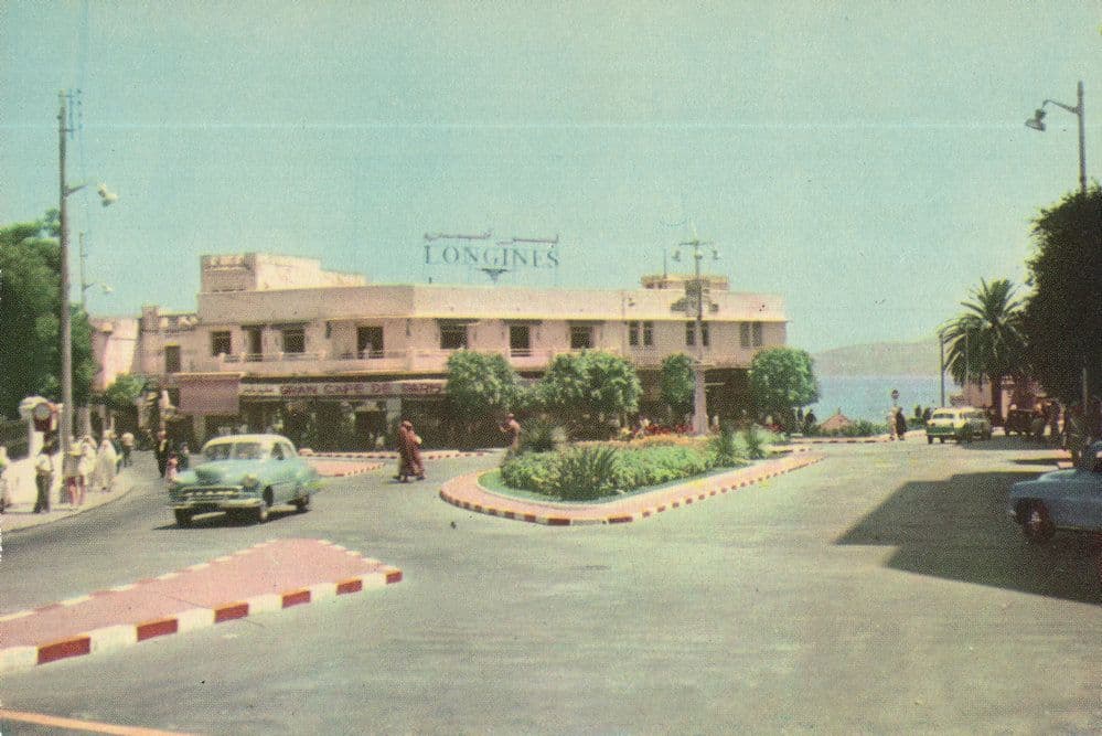 Tanger France Square Morocco Place De Francia Cafe Postcard