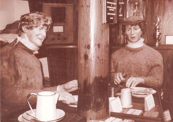 Tea Ladies in Lowestoft Suffolk Ship Steam Drifter Cabin Postcard