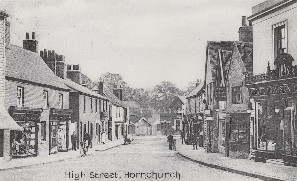 Tea Rooms Cafe High Street Hornchurch Essex Postcard