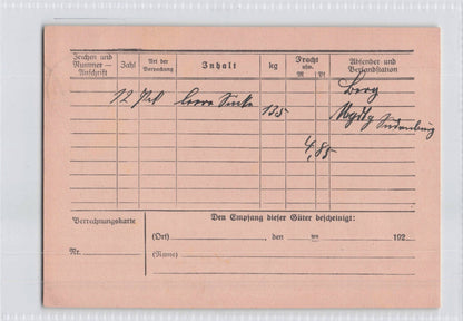 Teisnach German Train Railways 1925 Old Postal History Postcard