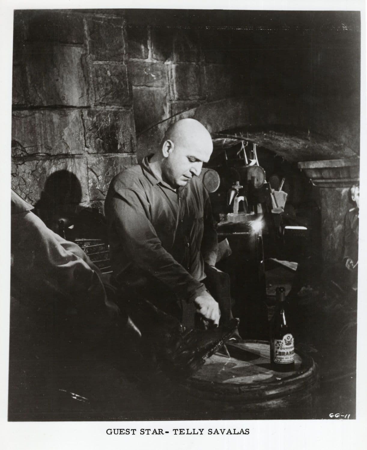 Telly Savalas Guest Star in Garrison's Heroes 10x8 TV Times Rare Press Photo
