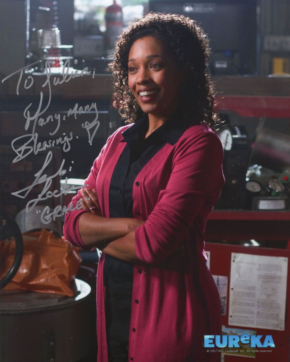 Tembi Locke Eureka Sliders From Scratch 10x8 Rare Hand Signed Photo