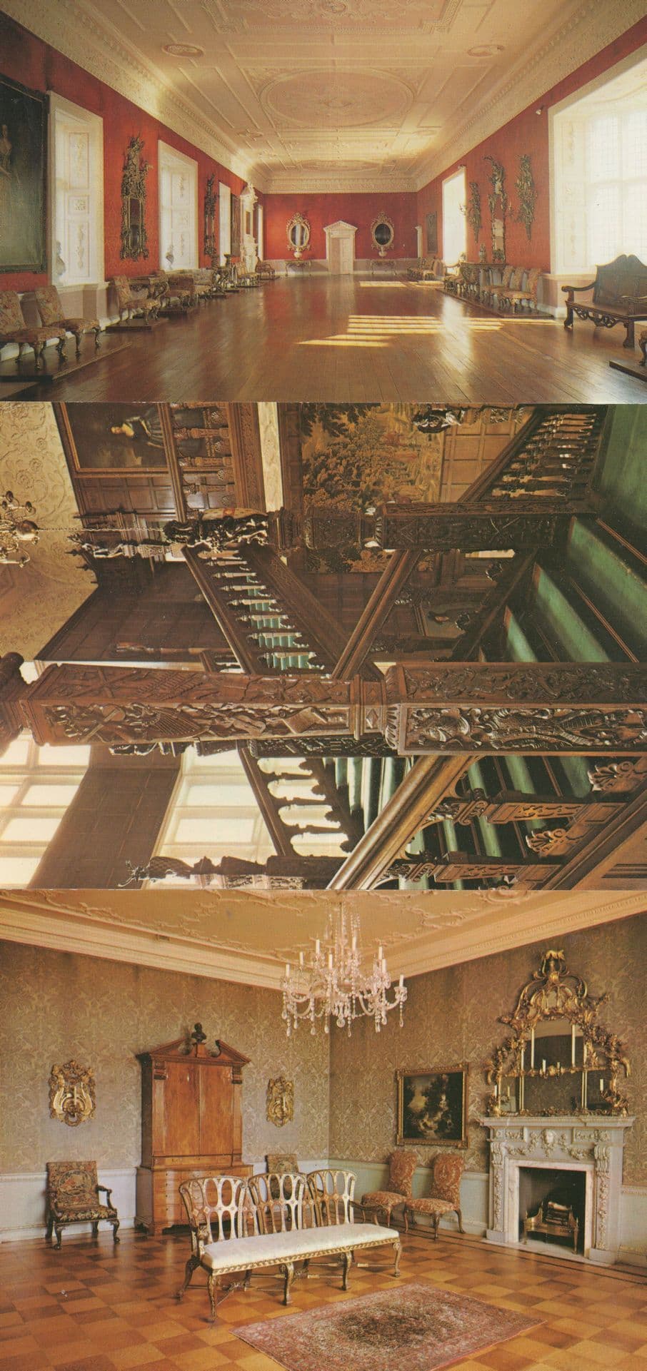 Temple Newsam House Leeds 3x Interior Postcard s