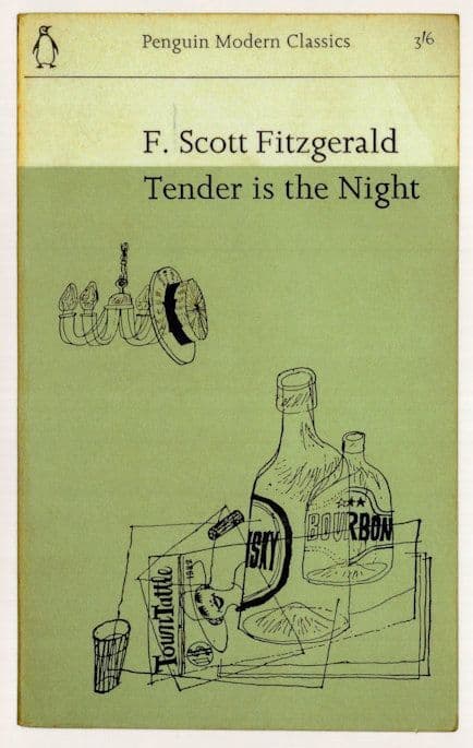 Tender Is The Night F Scott Fitzgerald 1964 Book Postcard