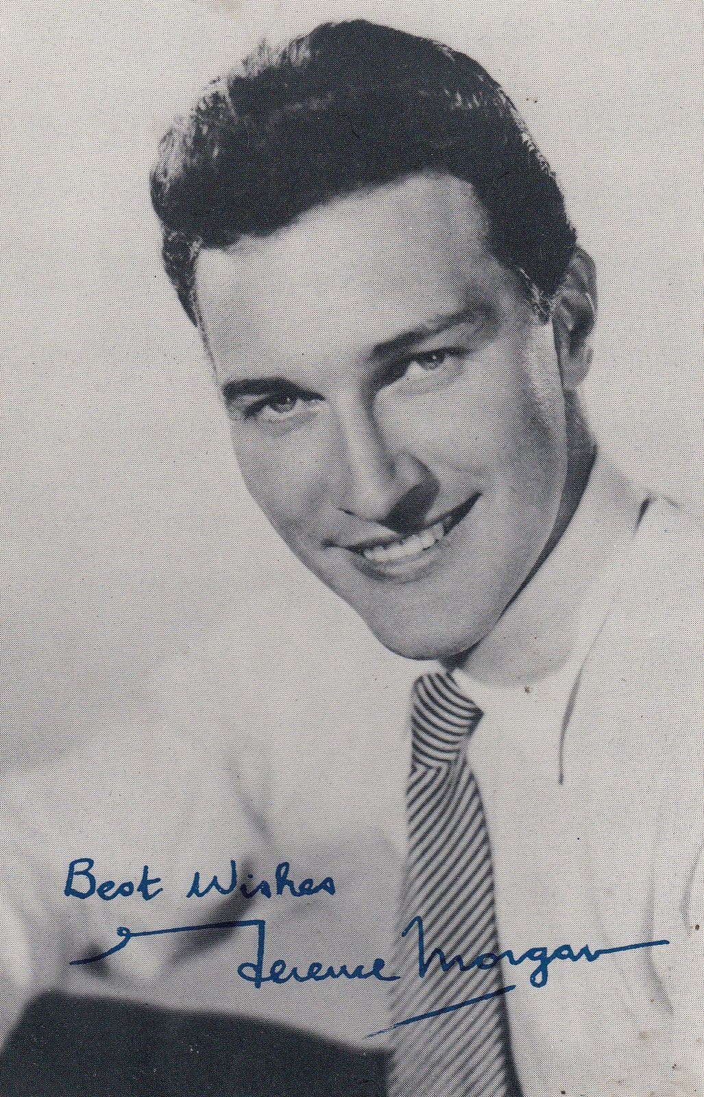 Terence Morgan Vintage Rare Signed Photo Postcard