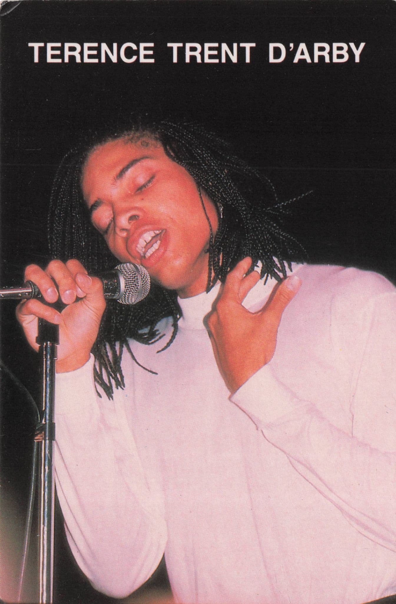 Terence Trent D'Arby Pop Music Singer Rare Manchester Splash Advertising Postcard