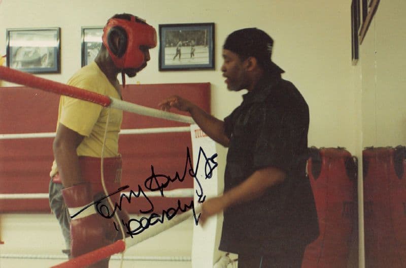 Terry Duffus Gloucester Boxer Hand Signed Boxing Autograph Photo