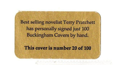 Terry Pratchett Book Author LTD TO 100 Certified Hand Signed FDC