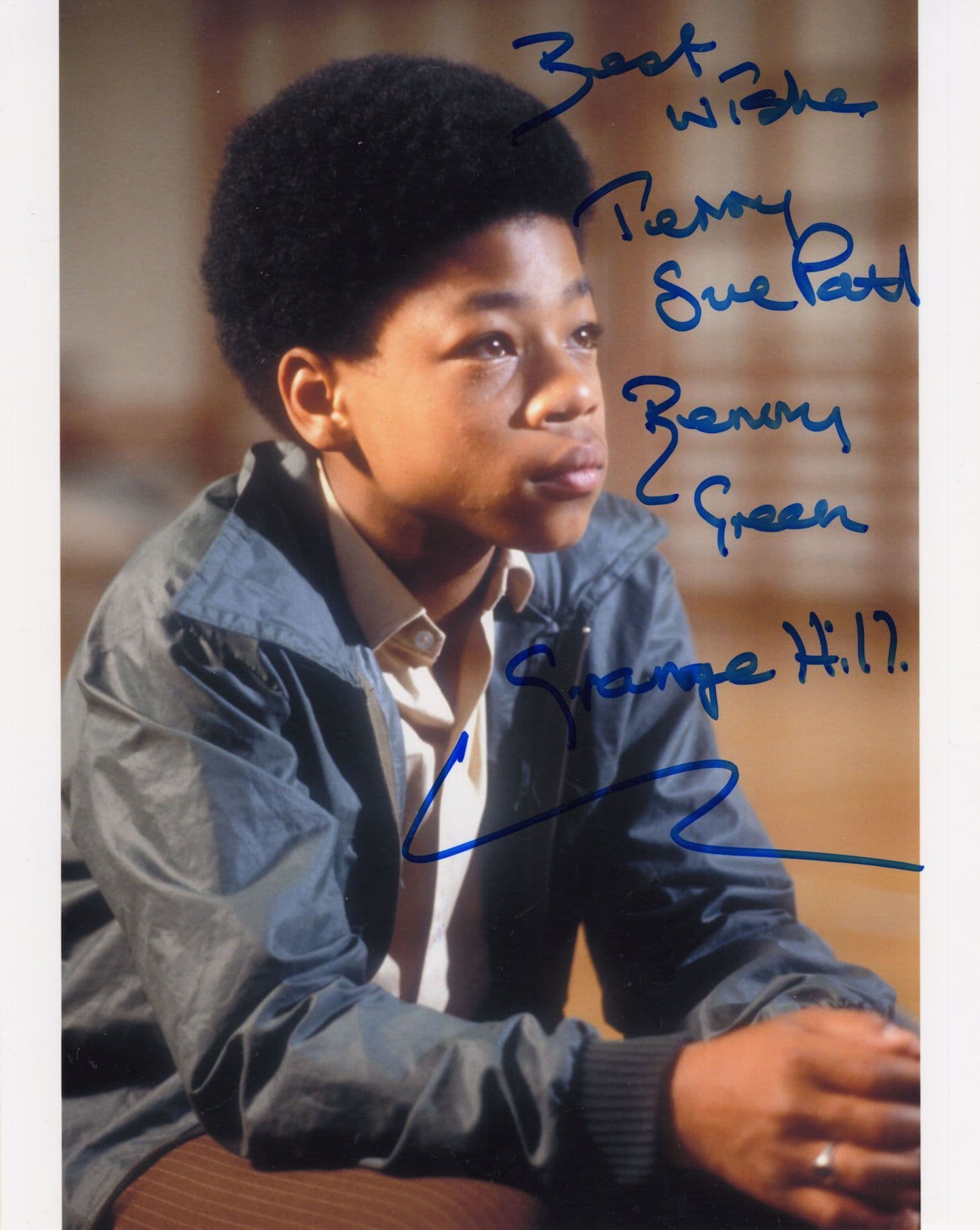 Terry Sue Patt as Benny Green in Grange Hill 10x8 Hand Signed Photo