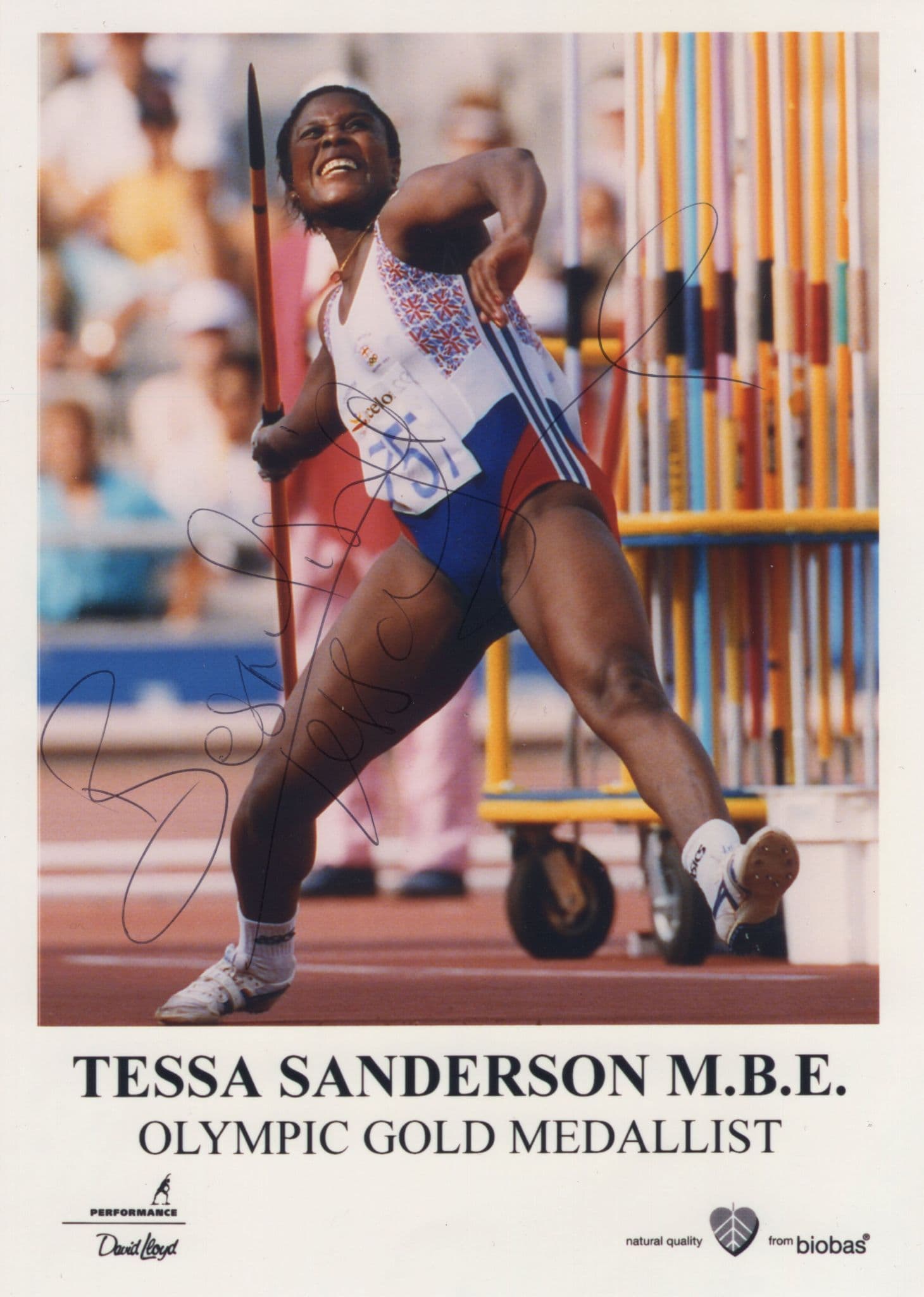 Tessa Anderson Olympic Games Heptathlete 8x6 Hand Signed Photo