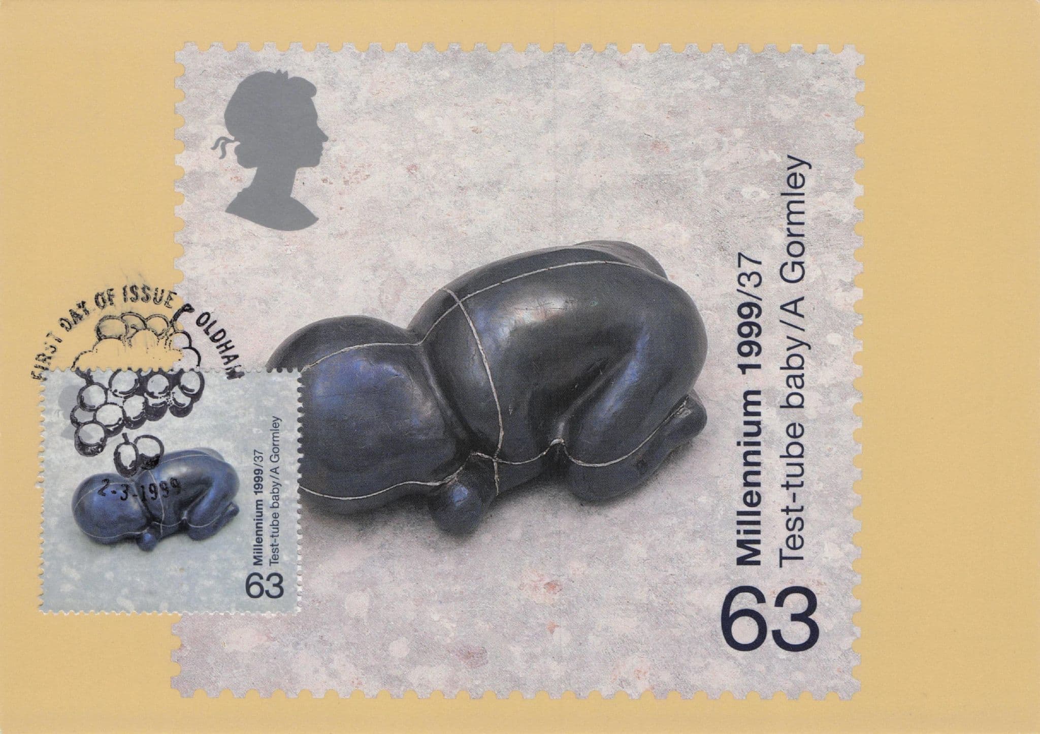 Test Tube Baby A Gormley Medical Science First Day Cover Postcard