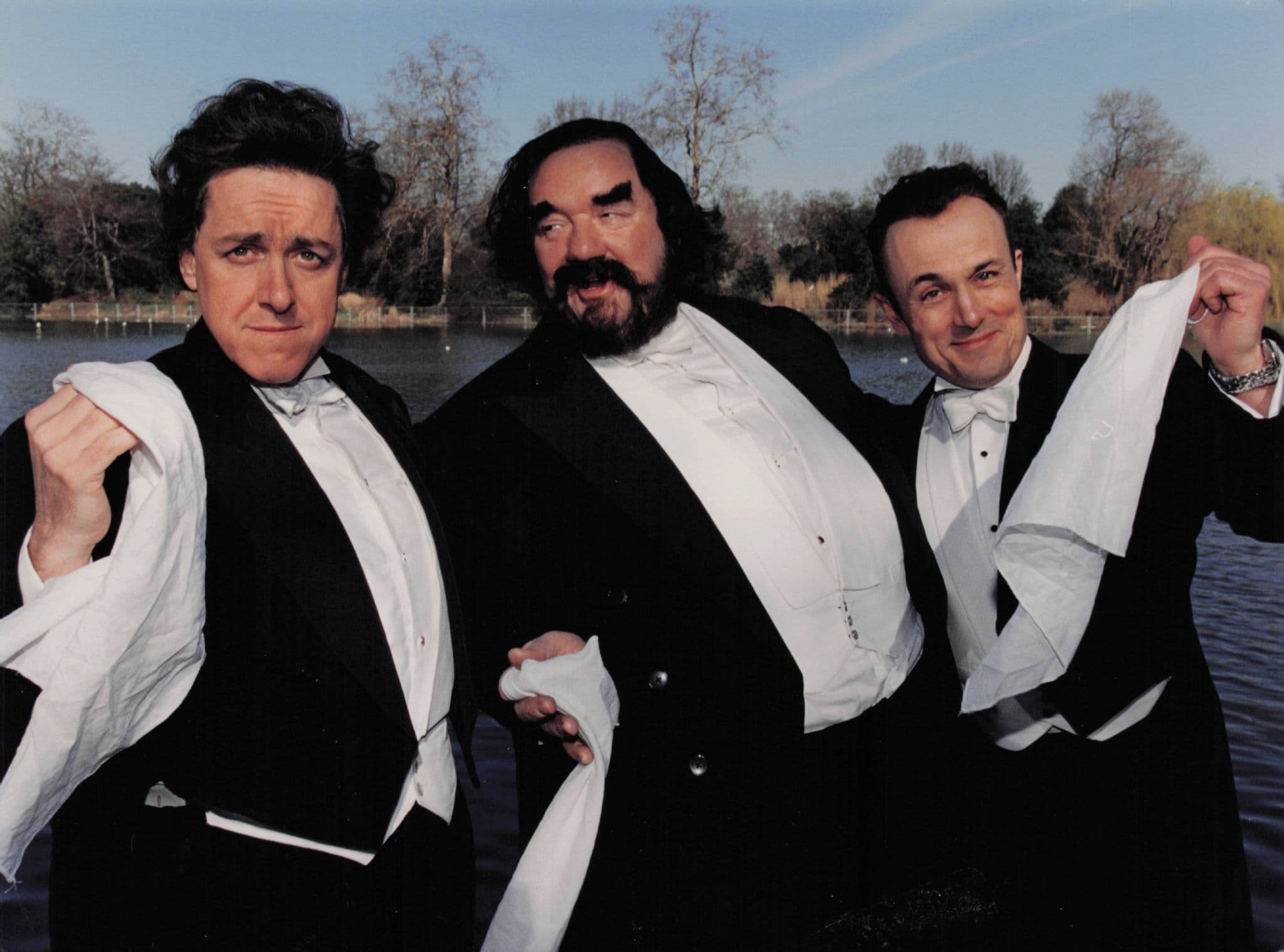 The 3 Tenors Pavarotti Opera Smith & Jones Vintage BBC Press Photo