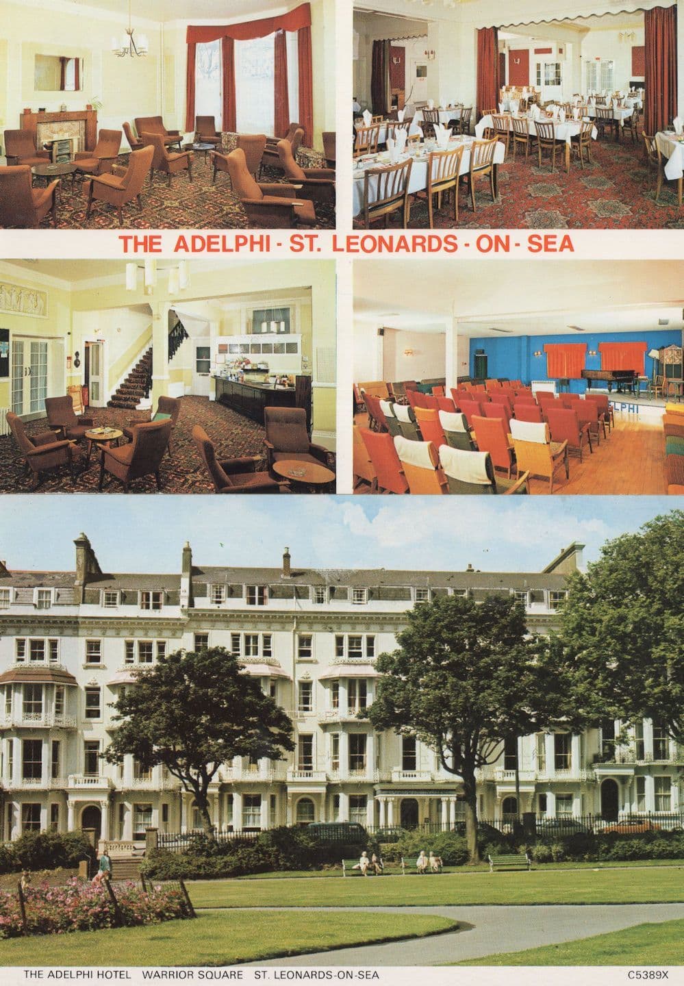 The Adelphi St Leonards On Sea Sussex 2x Postcard s