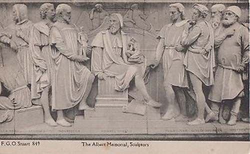The Albert Memorial Museum Statue Makers Sculpture Sculptors Old Rare Postcard