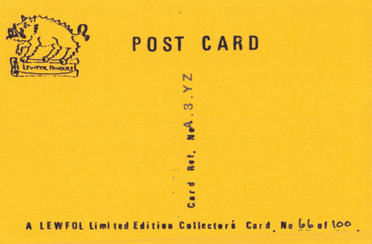 The Anchor Pub Salterforth Leeds Canal Ltd Edn Of 100 Postcard