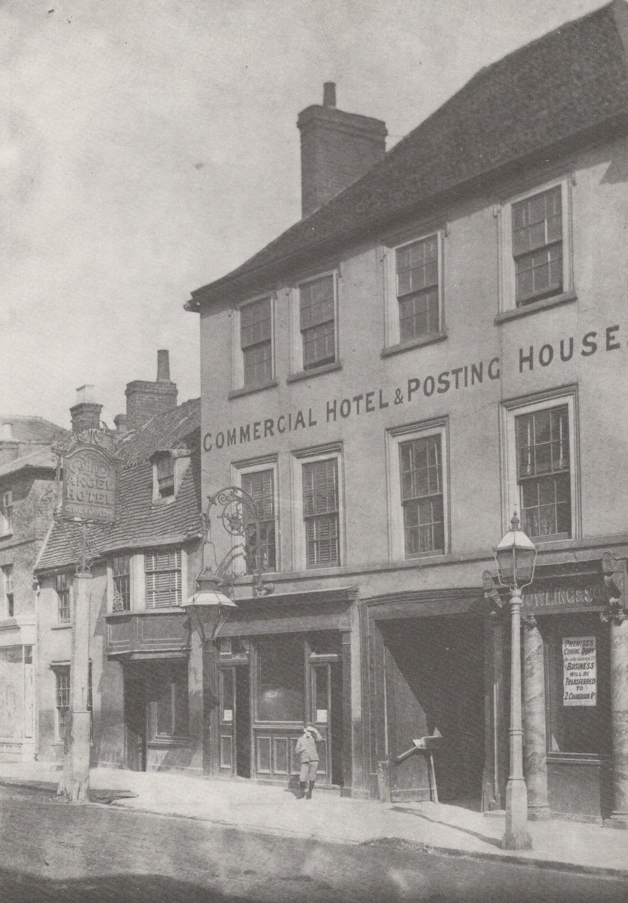 The Angel Hotel Ilford Essex Postcard