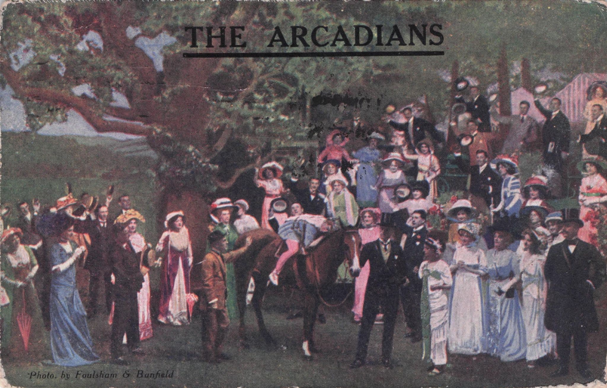 The Arcadians Shaftesbury Theatre London Old Advertising postcard