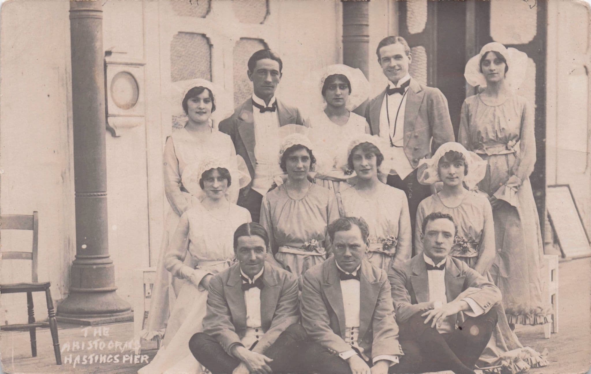 The Aristocrats Live On Hastings Pier Entertainers Old RPC Postcard