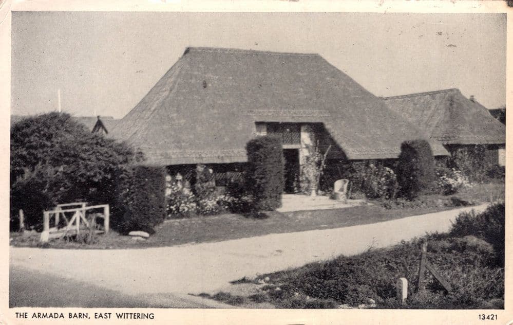The Armada Barn East Wittering Sussex Real Photo Postcard