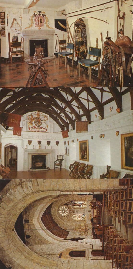 The Armoury Chapel St Michaels Mount 3x 1970s Postcard