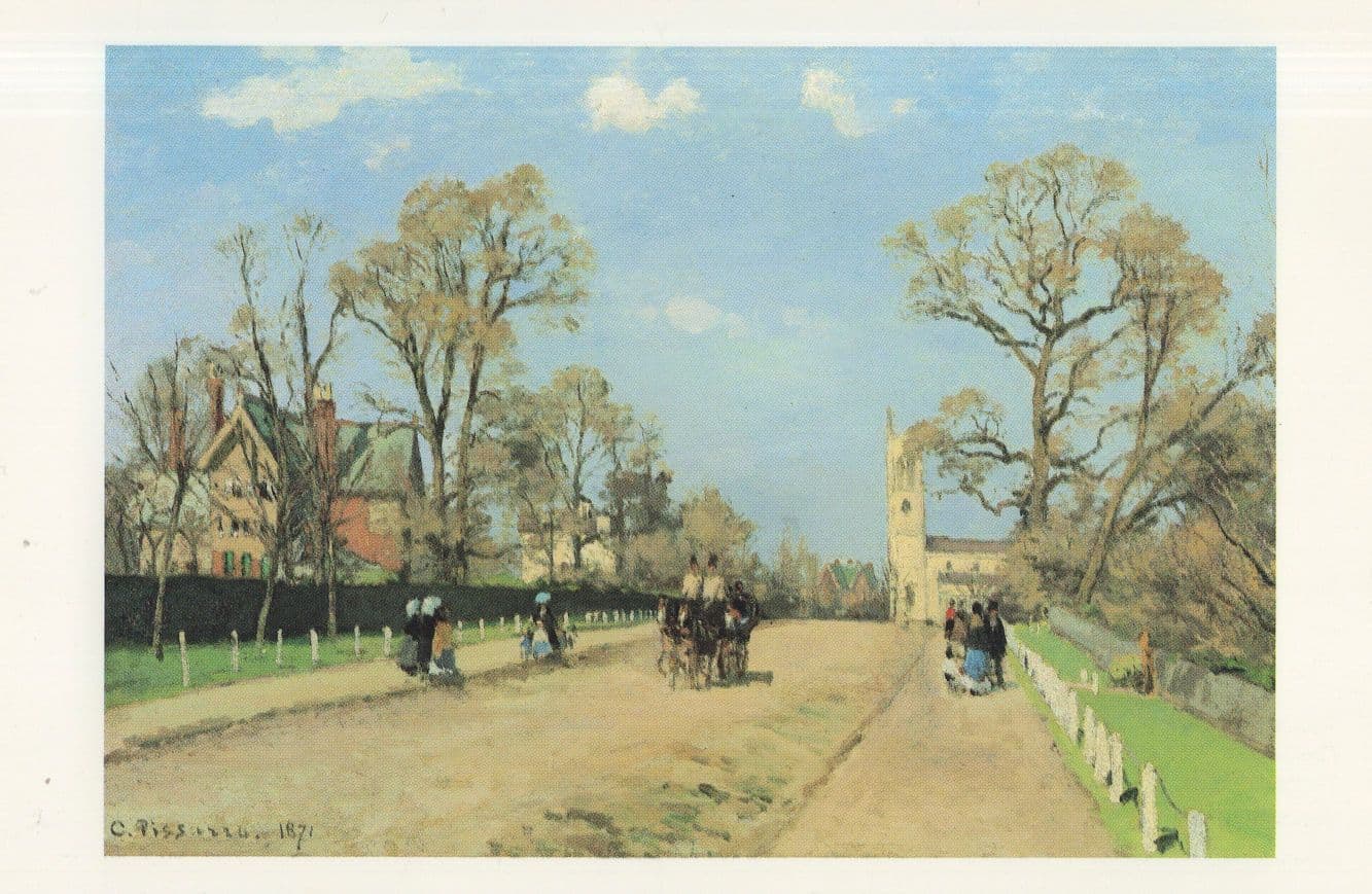 The Avenue Sydenham Pisarro London Gallery Painting Postcard