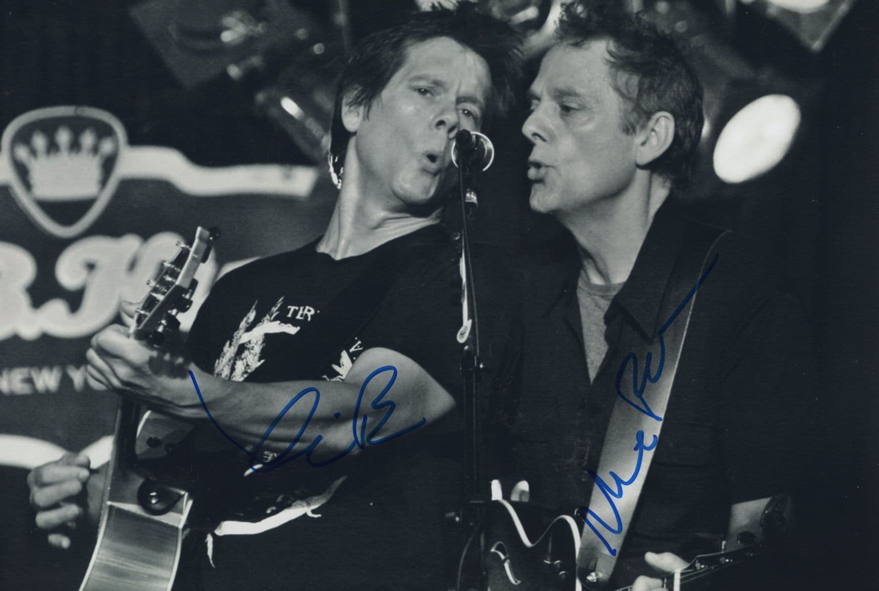 The Bacon Brothers Kevin Michael Giant 12x8 Live Hand Signed Photo