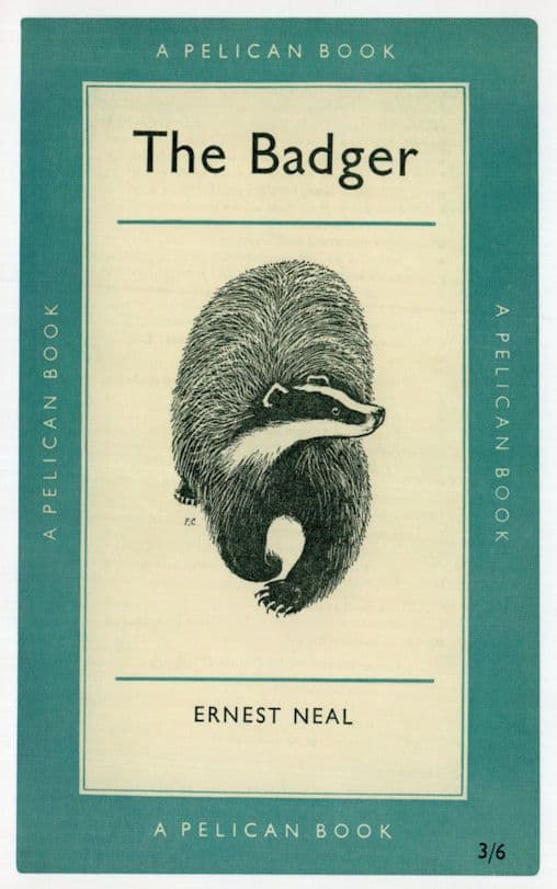 The Badger Ernest Neal First Edition 1958 Book