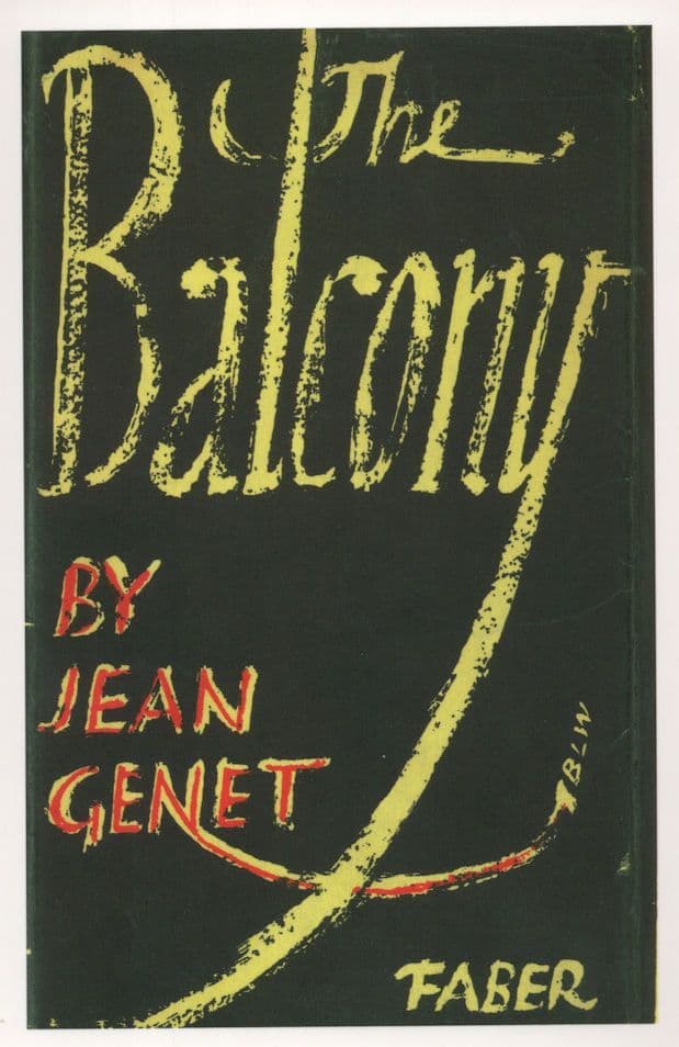 The Balcony Jean Genet 1958 Book Postcard