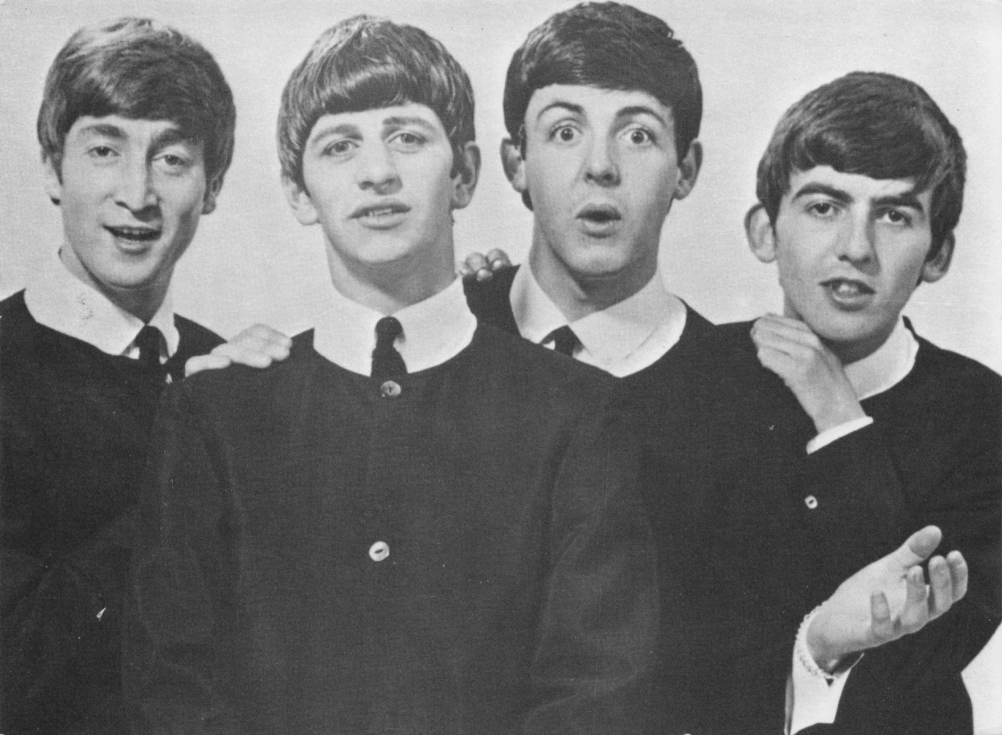 The Beatles Rare Athena Vintage Music Photo Postcard