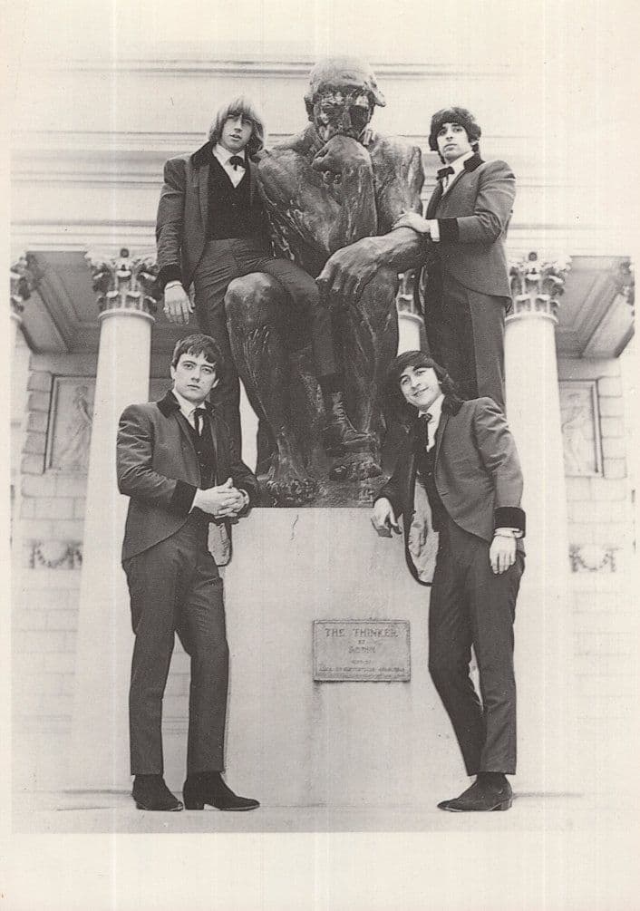 The Beau Brummels Rock Group in San Fransisco 1965 Postcard