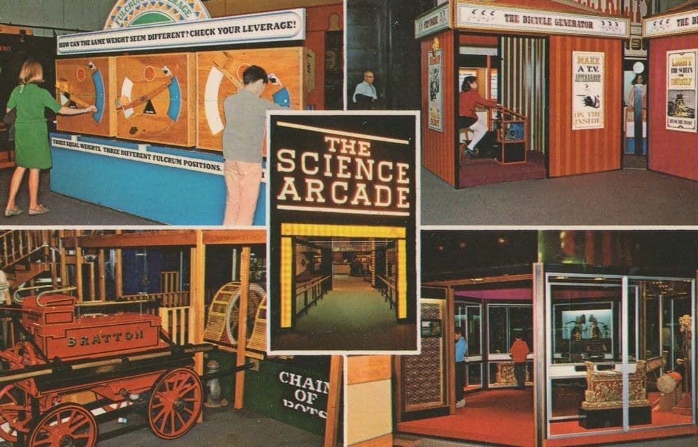 The Bicycle Generator Test Your Weight Machine Canada Postcard