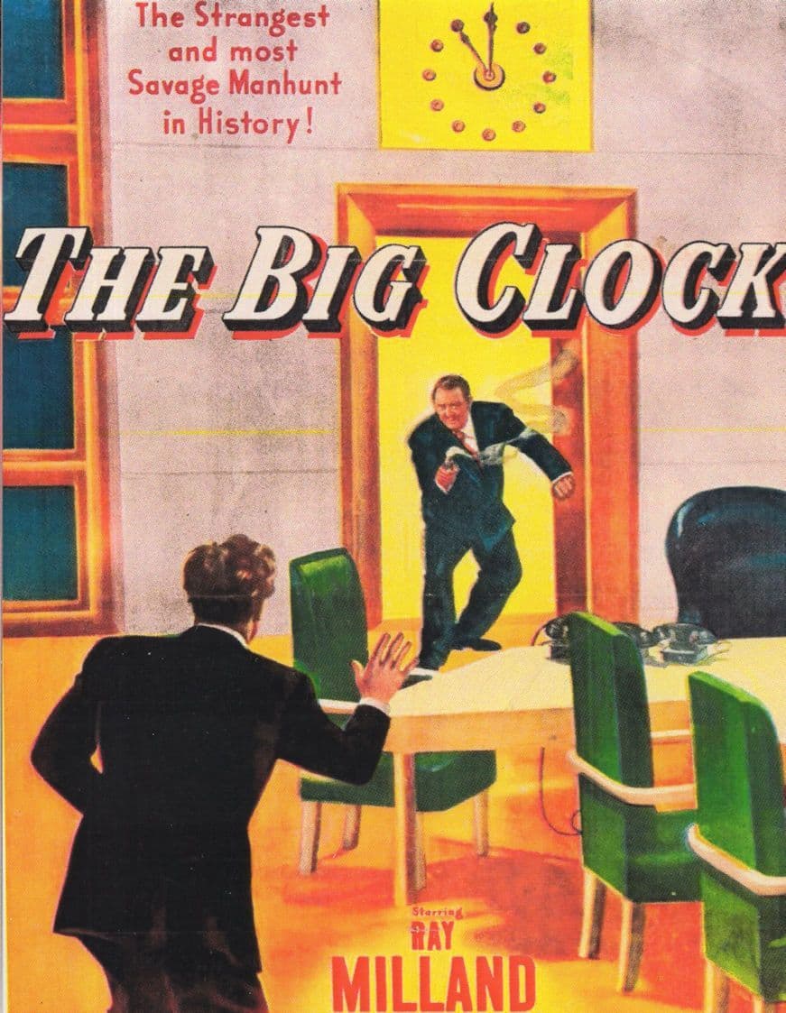 The Big Clock Fay Milland Film Noir Poster Art Postcard