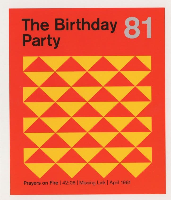 The Birthday Party Australian Punk Rock Prayers On Fire LP Postcard