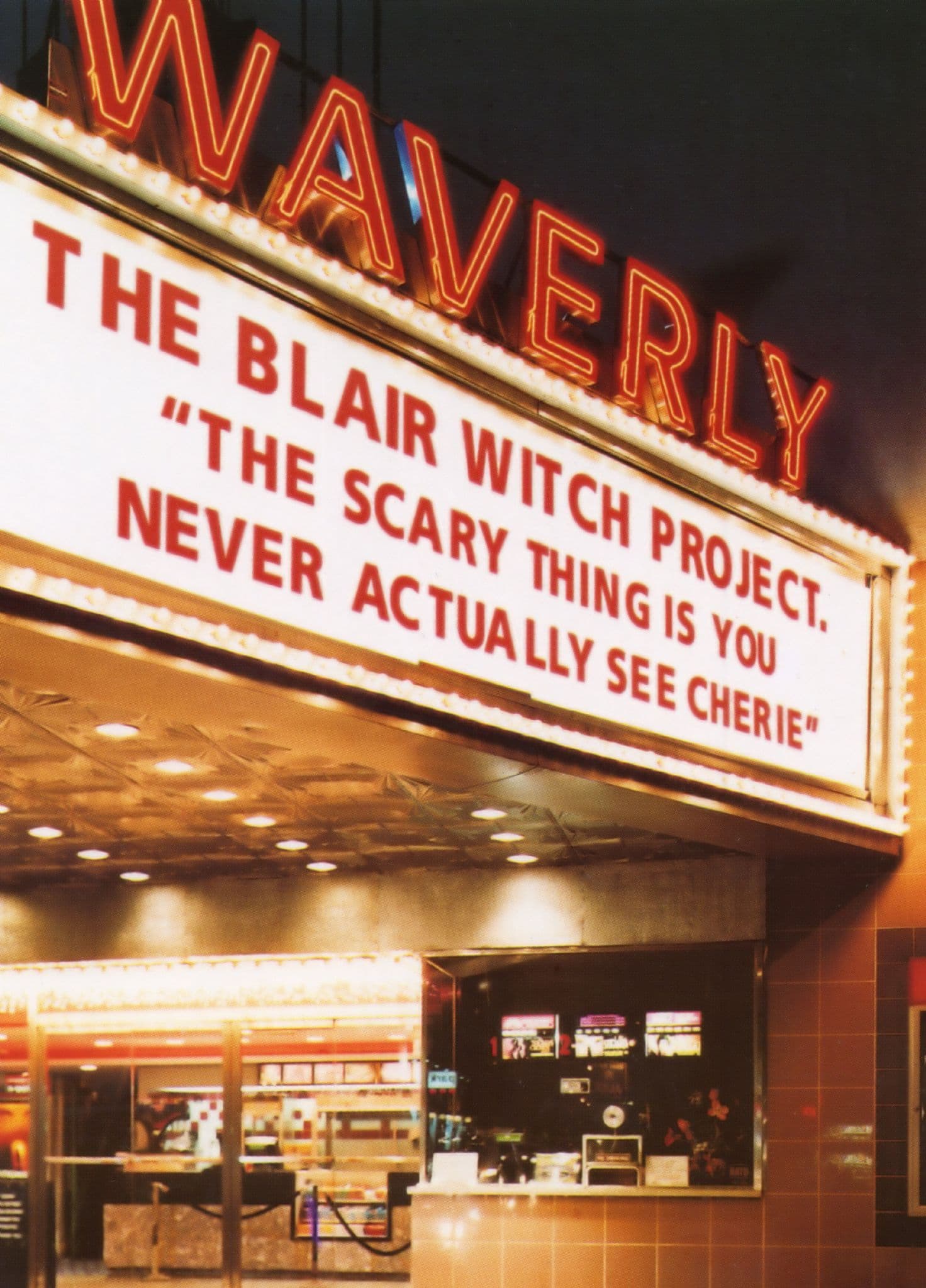 The Blair Witch Project Cinema Campaign Film Rare Postcard