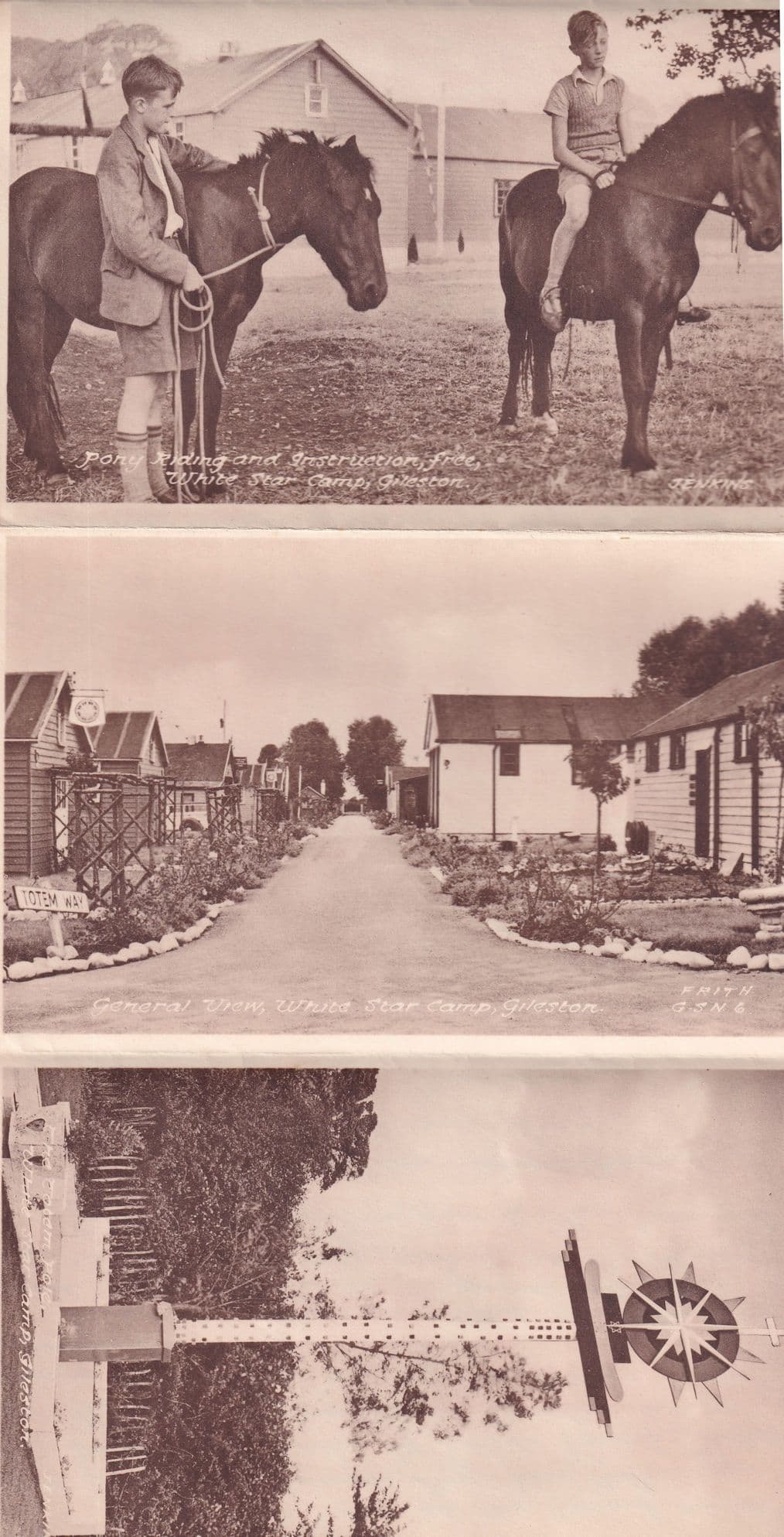 The Boys Holiday Camp Gileston Glamorgan Lettercard Postcard