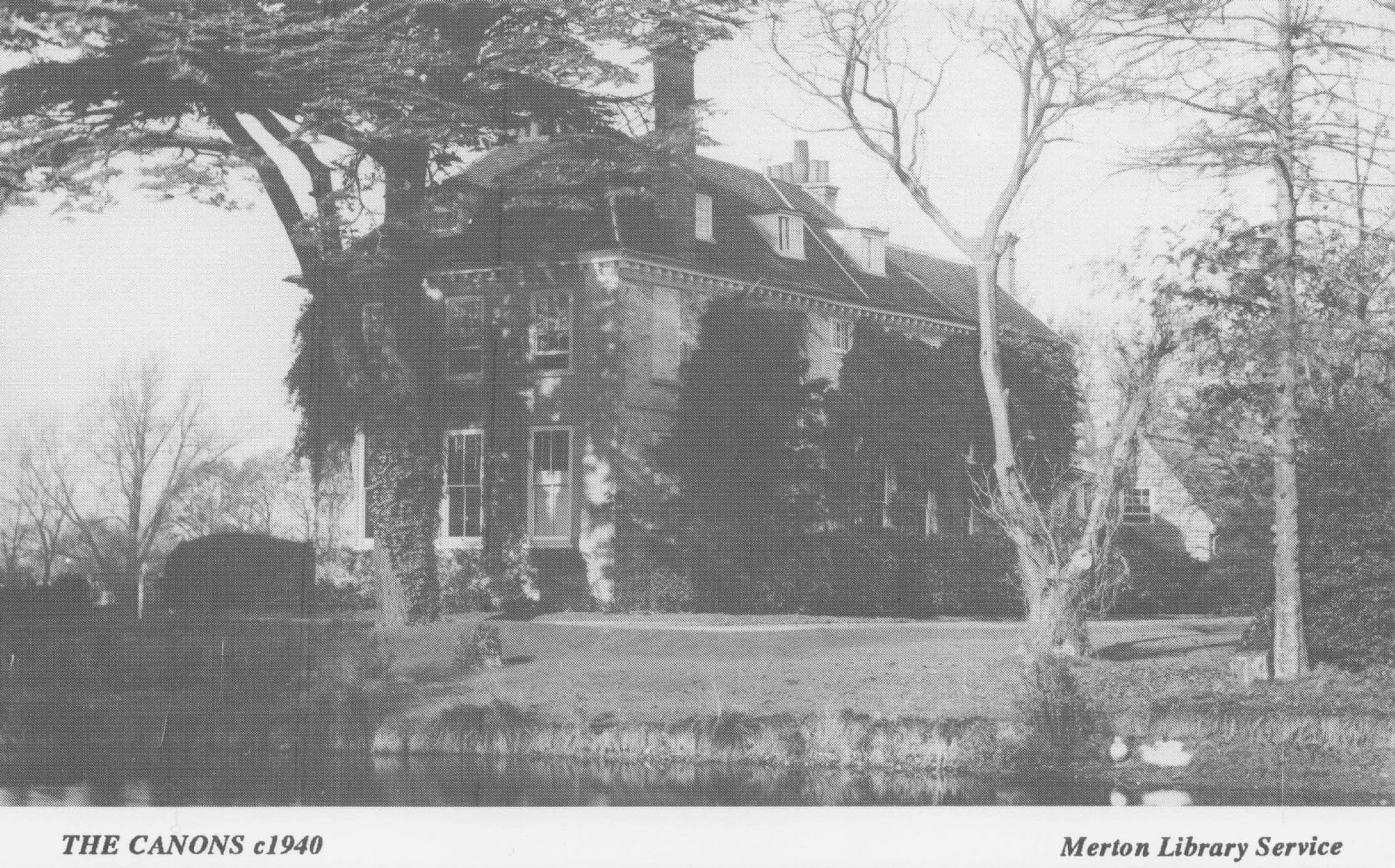 The Canons Stately Home Surrey Mitcham Photo Postcard