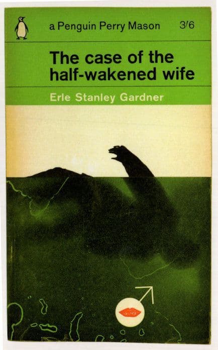The Case Of The Half Wakened Wife Eric Gardner 1963 Book Postcard