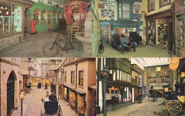The Castle Museum Bicycle York King Wililam Hotel 4x Postcard s