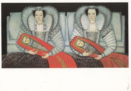The Cholmondery Ladies Tate Gallery Painting Postcard