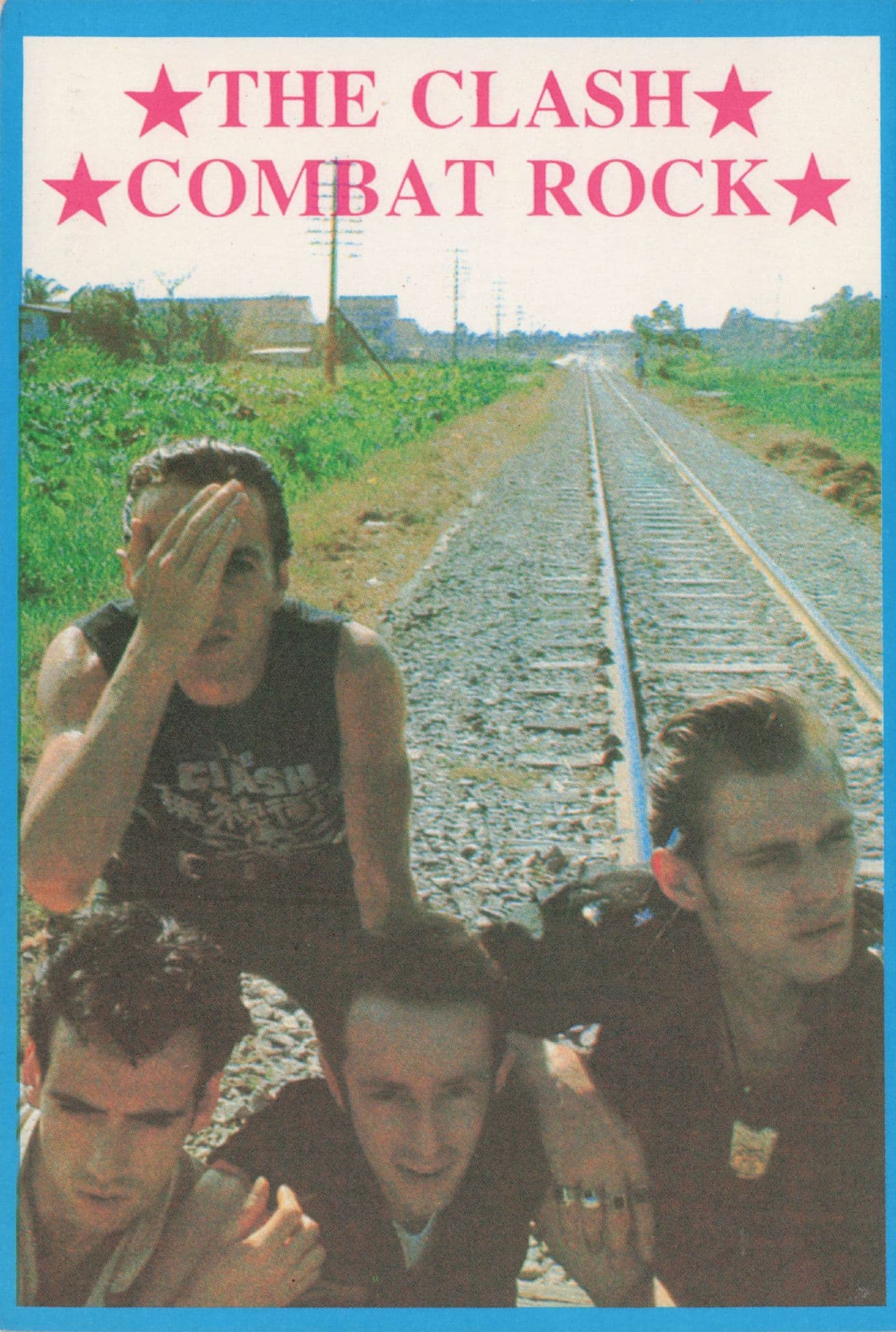 The Clash Combat Rock Limited Edition Punk Rock Postcard