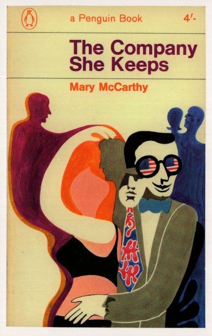 The Company She Keeps Mary McCarthy 1965 Book Postcard