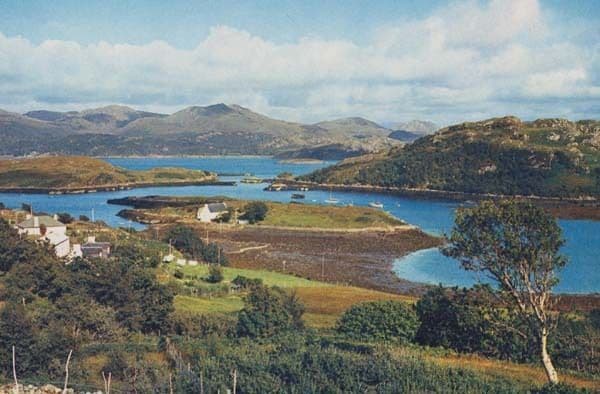 The Cuillins From Tarskavaig Isle Of Skye Real Photo Postcard