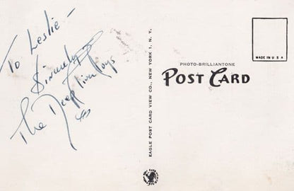 The Deep River Boys Hand Signed Photo Postcard