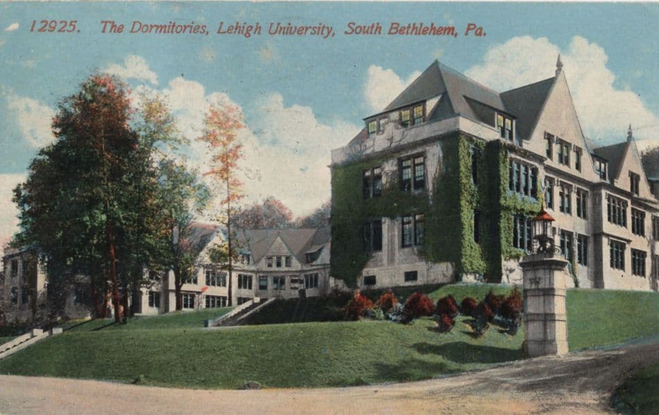 The Dormitories Lehigh University South Bethlehem PA USA Postcard