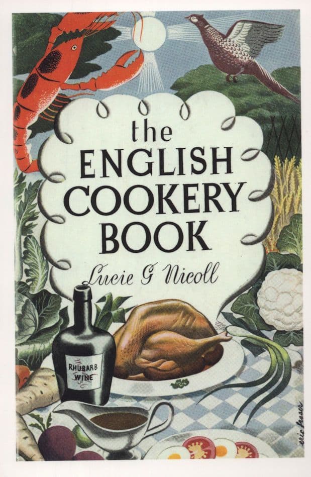 The English Cookery Book Lucie Nicoll 1936 Book Postcard