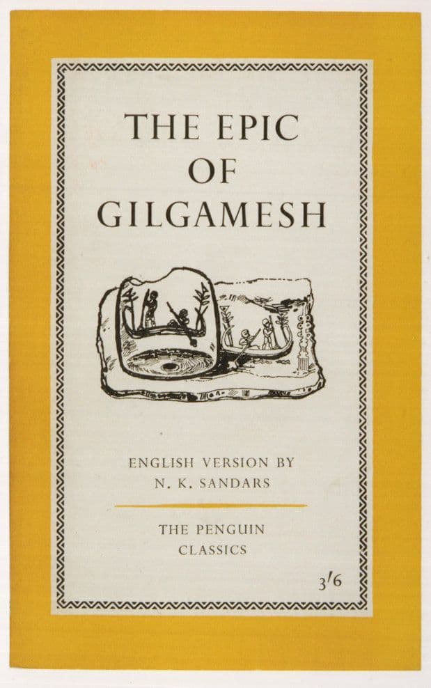 The Epic Of Gilgamesh NK Sandars 1960 Book Postcard